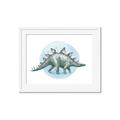 Picture of Stegosaurus _GroupedProduct_Rectangle_Landscape_Mini_ _GroupedProduct_Rectangle_Landscape_Framed_Matted_