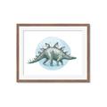 Picture of Stegosaurus _GroupedProduct_Rectangle_Landscape_Mini_ _GroupedProduct_Rectangle_Landscape_Framed_Matted_