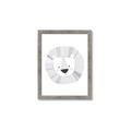 Picture of Gray Lion _GroupedProduct_Rectangle_Portrait_Mini_ _GroupedProduct_Rectangle_Portrait_Framed_Matted_