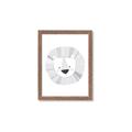 Picture of Gray Lion _GroupedProduct_Rectangle_Portrait_Mini_ _GroupedProduct_Rectangle_Portrait_Framed_Matted_