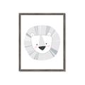 Picture of Gray Lion _GroupedProduct_Rectangle_Portrait_Mini_ _GroupedProduct_Rectangle_Portrait_Framed_Matted_
