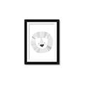 Picture of Gray Lion _GroupedProduct_Rectangle_Portrait_Mini_ _GroupedProduct_Rectangle_Portrait_Framed_Matted_