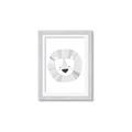 Picture of Gray Lion _GroupedProduct_Rectangle_Portrait_Mini_ _GroupedProduct_Rectangle_Portrait_Framed_Matted_