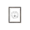 Picture of Gray Lion _GroupedProduct_Rectangle_Portrait_Mini_ _GroupedProduct_Rectangle_Portrait_Framed_Matted_
