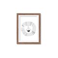 Picture of Gray Lion _GroupedProduct_Rectangle_Portrait_Mini_ _GroupedProduct_Rectangle_Portrait_Framed_Matted_