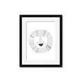 Picture of Gray Lion _GroupedProduct_Rectangle_Portrait_Mini_ _GroupedProduct_Rectangle_Portrait_Framed_Matted_