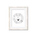 Picture of Gray Lion _GroupedProduct_Rectangle_Portrait_Mini_ _GroupedProduct_Rectangle_Portrait_Framed_Matted_