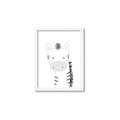 Picture of Gray Zebra _GroupedProduct_Rectangle_Portrait_Mini_ _GroupedProduct_Rectangle_Portrait_Framed_Matted_