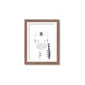Picture of Gray Zebra _GroupedProduct_Rectangle_Portrait_Mini_ _GroupedProduct_Rectangle_Portrait_Framed_Matted_