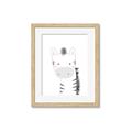 Picture of Gray Zebra _GroupedProduct_Rectangle_Portrait_Mini_ _GroupedProduct_Rectangle_Portrait_Framed_Matted_