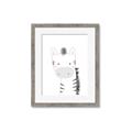 Picture of Gray Zebra _GroupedProduct_Rectangle_Portrait_Mini_ _GroupedProduct_Rectangle_Portrait_Framed_Matted_