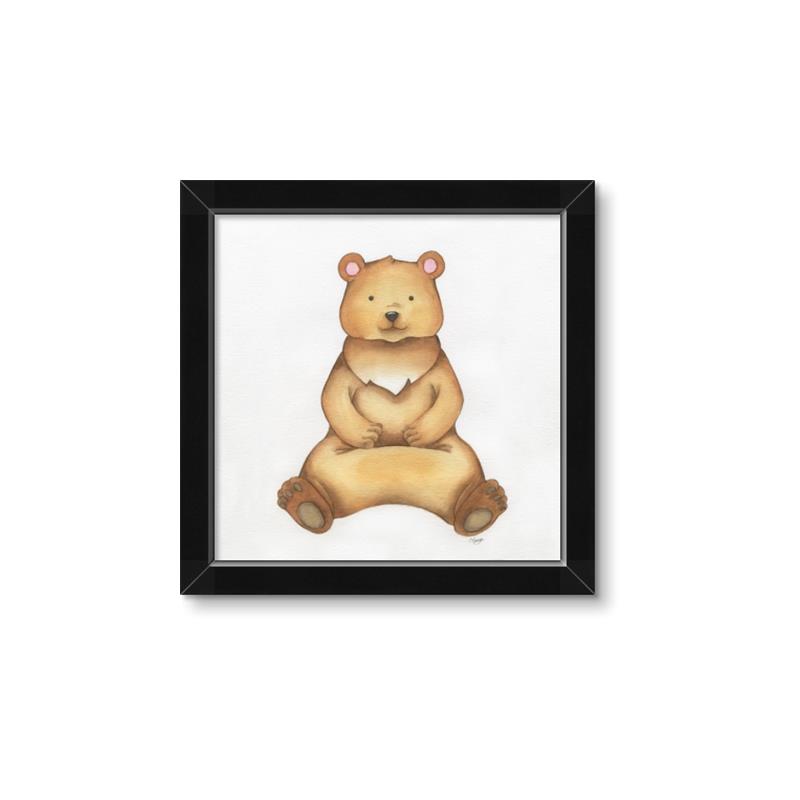 Picture of Nursery Bear _GroupedProduct_Square_Mini_ _GroupedProduct_Square_Framed_Matted_