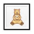 Picture of Nursery Bear _GroupedProduct_Square_Mini_ _GroupedProduct_Square_Framed_Matted_