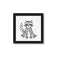 Picture of Nursery Raccoon _GroupedProduct_Square_Mini_ _GroupedProduct_Square_Framed_Matted_
