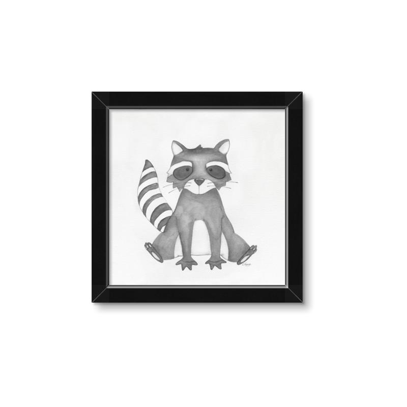 Picture of Nursery Raccoon _GroupedProduct_Square_Mini_ _GroupedProduct_Square_Framed_Matted_