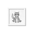 Picture of Nursery Raccoon _GroupedProduct_Square_Mini_ _GroupedProduct_Square_Framed_Matted_