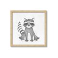 Picture of Nursery Raccoon _GroupedProduct_Square_Mini_ _GroupedProduct_Square_Framed_Matted_