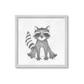 Picture of Nursery Raccoon _GroupedProduct_Square_Mini_ _GroupedProduct_Square_Framed_Matted_