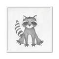 Picture of Nursery Raccoon _GroupedProduct_Square_Mini_ _GroupedProduct_Square_Framed_Matted_