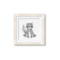 Picture of Nursery Raccoon _GroupedProduct_Square_Mini_ _GroupedProduct_Square_Framed_Matted_