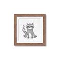 Picture of Nursery Raccoon _GroupedProduct_Square_Mini_ _GroupedProduct_Square_Framed_Matted_