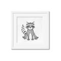 Picture of Nursery Raccoon _GroupedProduct_Square_Mini_ _GroupedProduct_Square_Framed_Matted_