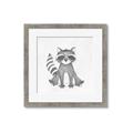 Picture of Nursery Raccoon _GroupedProduct_Square_Mini_ _GroupedProduct_Square_Framed_Matted_