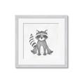 Picture of Nursery Raccoon _GroupedProduct_Square_Mini_ _GroupedProduct_Square_Framed_Matted_
