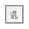 Picture of Nursery Raccoon _GroupedProduct_Square_Mini_ _GroupedProduct_Square_Framed_Matted_