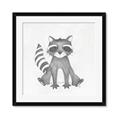 Picture of Nursery Raccoon _GroupedProduct_Square_Mini_ _GroupedProduct_Square_Framed_Matted_