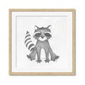 Picture of Nursery Raccoon _GroupedProduct_Square_Mini_ _GroupedProduct_Square_Framed_Matted_
