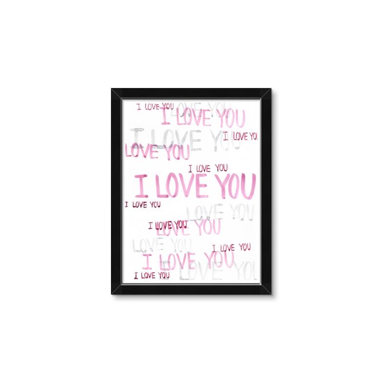 Picture of I love you  _GroupedProduct_Rectangle_Portrait_Mini_ _GroupedProduct_Rectangle_Portrait_Framed_Matted_