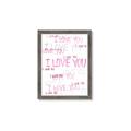 Picture of I love you  _GroupedProduct_Rectangle_Portrait_Mini_ _GroupedProduct_Rectangle_Portrait_Framed_Matted_
