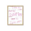 Picture of I love you  _GroupedProduct_Rectangle_Portrait_Mini_ _GroupedProduct_Rectangle_Portrait_Framed_Matted_