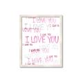 Picture of I love you  _GroupedProduct_Rectangle_Portrait_Mini_ _GroupedProduct_Rectangle_Portrait_Framed_Matted_