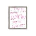 Picture of I love you  _GroupedProduct_Rectangle_Portrait_Mini_ _GroupedProduct_Rectangle_Portrait_Framed_Matted_