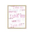 Picture of I love you  _GroupedProduct_Rectangle_Portrait_Mini_ _GroupedProduct_Rectangle_Portrait_Framed_Matted_