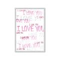 Picture of I love you  _GroupedProduct_Rectangle_Portrait_Mini_ _GroupedProduct_Rectangle_Portrait_Framed_Matted_