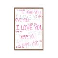 Picture of I love you  _GroupedProduct_Rectangle_Portrait_Mini_ _GroupedProduct_Rectangle_Portrait_Framed_Matted_