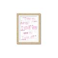 Picture of I love you  _GroupedProduct_Rectangle_Portrait_Mini_ _GroupedProduct_Rectangle_Portrait_Framed_Matted_