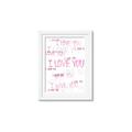 Picture of I love you  _GroupedProduct_Rectangle_Portrait_Mini_ _GroupedProduct_Rectangle_Portrait_Framed_Matted_