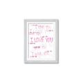 Picture of I love you  _GroupedProduct_Rectangle_Portrait_Mini_ _GroupedProduct_Rectangle_Portrait_Framed_Matted_