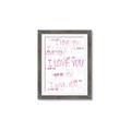 Picture of I love you  _GroupedProduct_Rectangle_Portrait_Mini_ _GroupedProduct_Rectangle_Portrait_Framed_Matted_