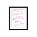 Picture of I love you  _GroupedProduct_Rectangle_Portrait_Mini_ _GroupedProduct_Rectangle_Portrait_Framed_Matted_