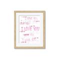 Picture of I love you  _GroupedProduct_Rectangle_Portrait_Mini_ _GroupedProduct_Rectangle_Portrait_Framed_Matted_