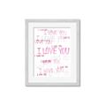 Picture of I love you  _GroupedProduct_Rectangle_Portrait_Mini_ _GroupedProduct_Rectangle_Portrait_Framed_Matted_