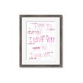 Picture of I love you  _GroupedProduct_Rectangle_Portrait_Mini_ _GroupedProduct_Rectangle_Portrait_Framed_Matted_