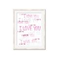 Picture of I love you  _GroupedProduct_Rectangle_Portrait_Mini_ _GroupedProduct_Rectangle_Portrait_Framed_Matted_