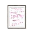 Picture of I love you  _GroupedProduct_Rectangle_Portrait_Mini_ _GroupedProduct_Rectangle_Portrait_Framed_Matted_