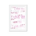 Picture of I love you  _GroupedProduct_Rectangle_Portrait_Mini_ _GroupedProduct_Rectangle_Portrait_Framed_Matted_